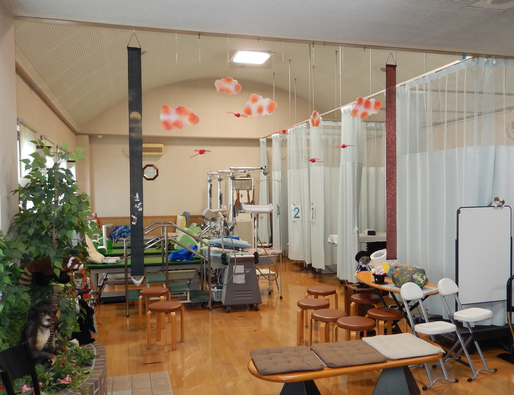 9月 リハ室のディスプレイ